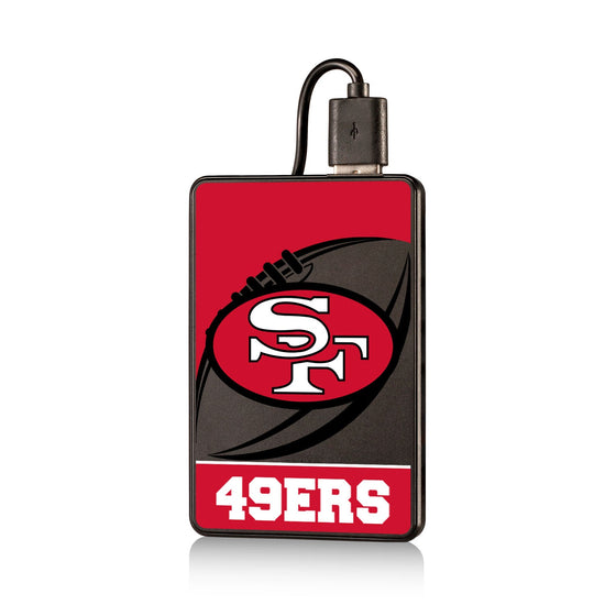 San Francisco 49ers Passtime 2500mAh Credit Card Powerbank - 757 Sports Collectibles