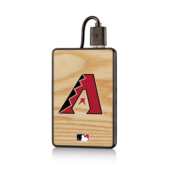 Arizona Diamondbacks D-Backs Wood Bat 2200mAh Credit Card Powerbank - 757 Sports Collectibles