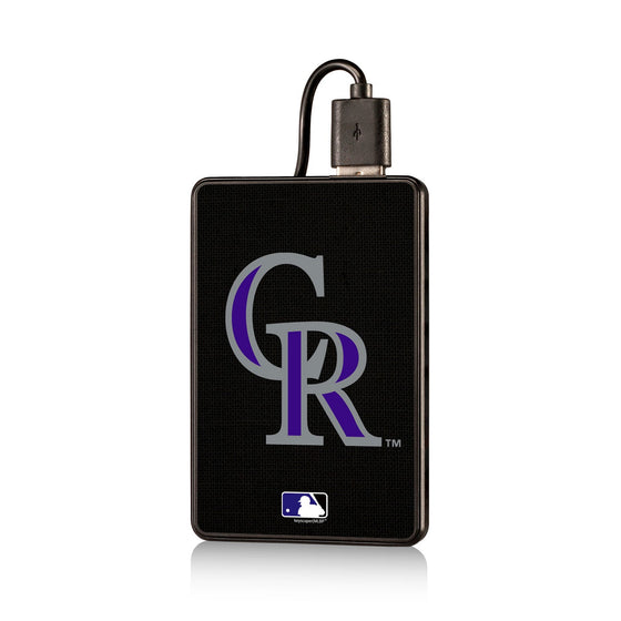 Colorado Rockies Rockies Solid 2200mAh Credit Card Powerbank - 757 Sports Collectibles