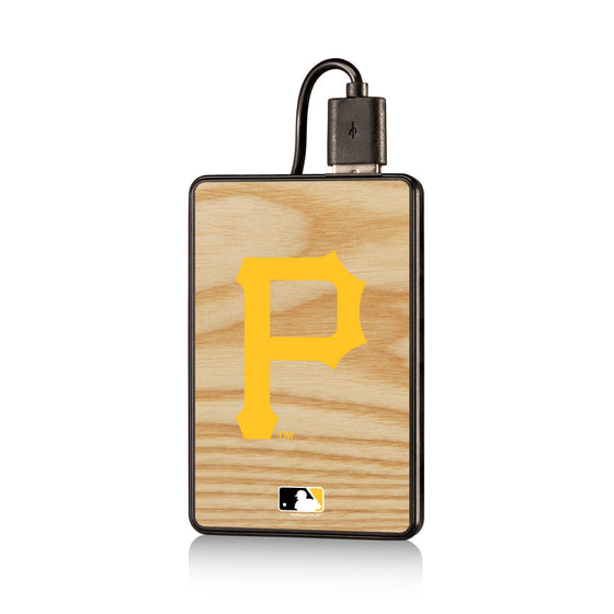 Pittsburgh Pirates Pirates Wood Bat 2200mAh Credit Card Powerbank - 757 Sports Collectibles