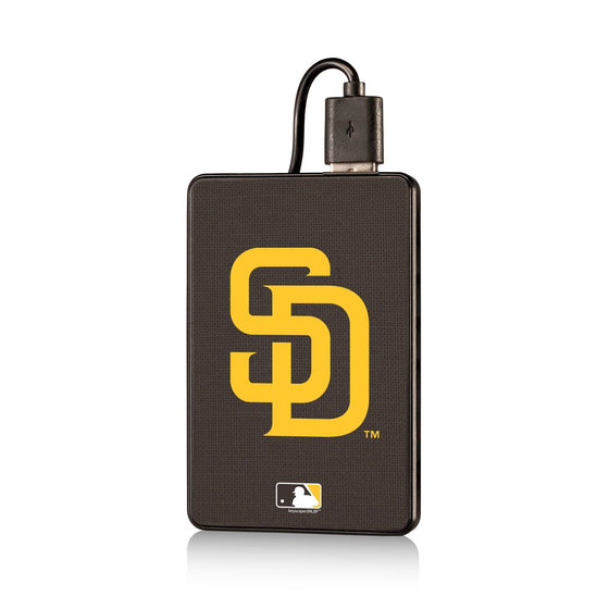 San Diego Padres Solid 2500mAh Credit Card Powerbank - 757 Sports Collectibles
