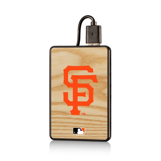 San Fransisco Giants Giants Wood Bat 2200mAh Credit Card Powerbank - 757 Sports Collectibles