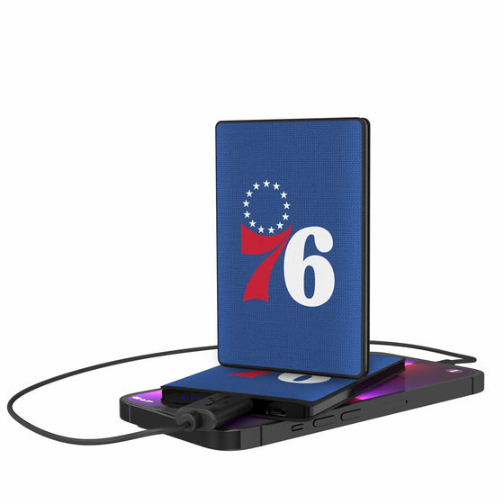 Philadelphia 76ers Solid 2500mAh Credit Card Powerbank-0