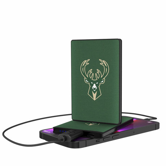 Milwaukee Bucks Solid 2500mAh Credit Card Powerbank-0