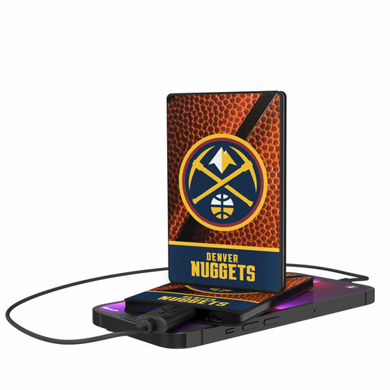 Denver Nuggets Basketball 2500mAh Credit Card Powerbank-0