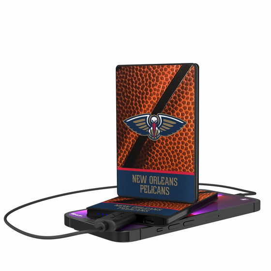 New Orleans Pelicans Basketball 2500mAh Credit Card Powerbank-0