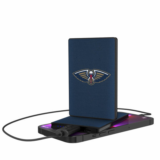 New Orleans Pelicans Solid 2500mAh Credit Card Powerbank-0