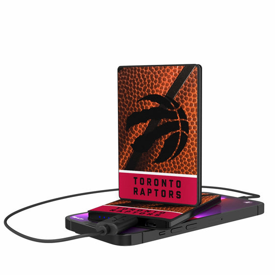 Toronto Raptors Basketball 2500mAh Credit Card Powerbank-0