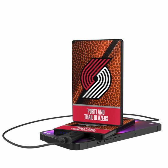 Portland Trail Blazers Basketball 2500mAh Credit Card Powerbank-0