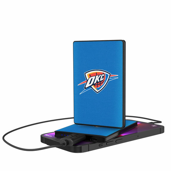 Oklahoma City Thunder Solid 2500mAh Credit Card Powerbank-0