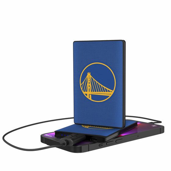 Golden State Warriors Solid 2500mAh Credit Card Powerbank-0