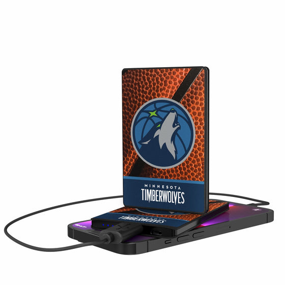 Minnesota Timberwolves Basketball 2500mAh Credit Card Powerbank-0