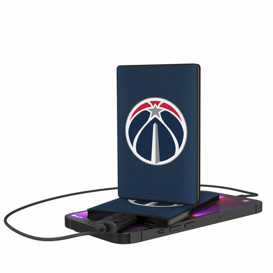 Washington Wizards Solid 2500mAh Credit Card Powerbank-0