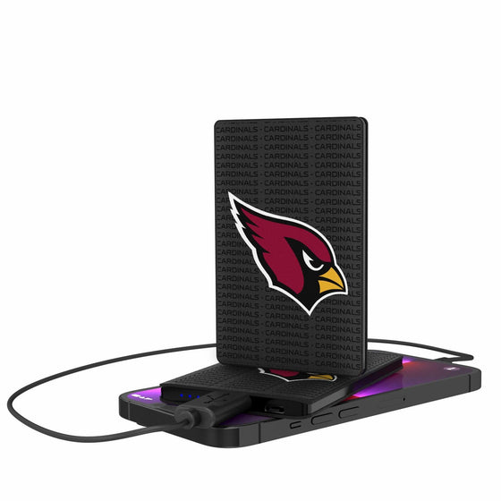 Arizona Cardinals Blackletter 2500mAh Credit Card Powerbank-0