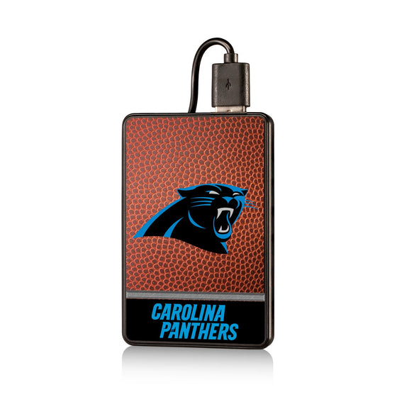 Carolina Panthers Football Wordmark 2200mAh Credit Card Powerbank - 757 Sports Collectibles