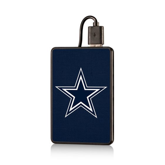 Dallas Cowboys Solid 2200mAh Credit Card Powerbank - 757 Sports Collectibles