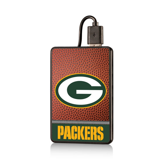 Green Bay Packers Football Wordmark 2200mAh Credit Card Powerbank - 757 Sports Collectibles