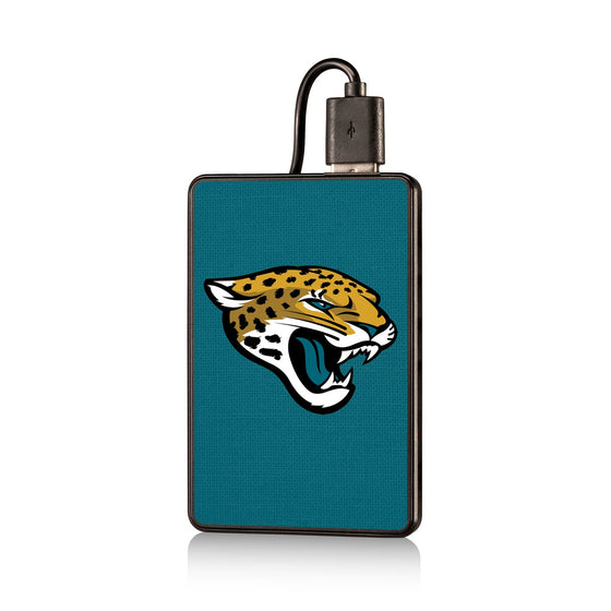 Jacksonville Jaguars Solid 2200mAh Credit Card Powerbank - 757 Sports Collectibles