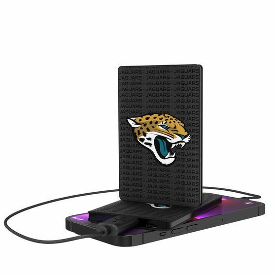 Jacksonville Jaguars Blackletter 2500mAh Credit Card Powerbank-0