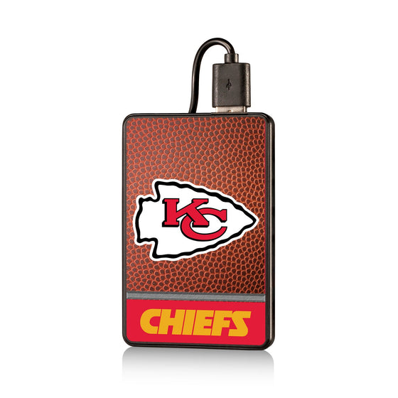 Kansas City Chiefs Football Wordmark 2200mAh Credit Card Powerbank - 757 Sports Collectibles