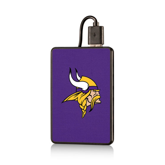 Minnesota Vikings Solid 2200mAh Credit Card Powerbank - 757 Sports Collectibles