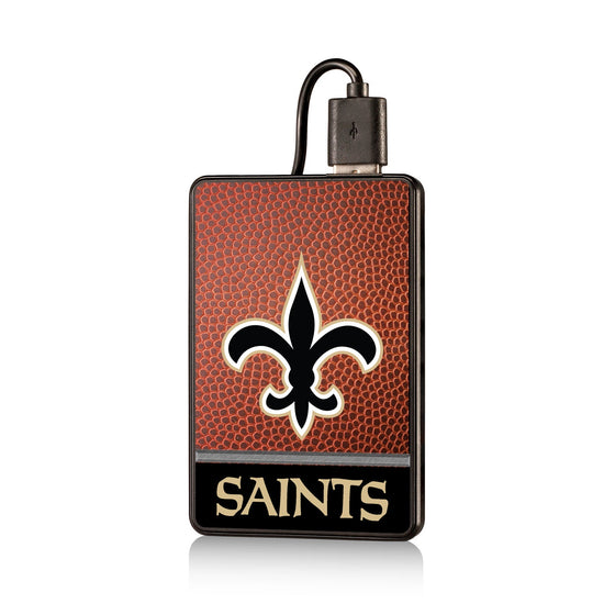 New Orleans Saints Football Wordmark 2200mAh Credit Card Powerbank - 757 Sports Collectibles