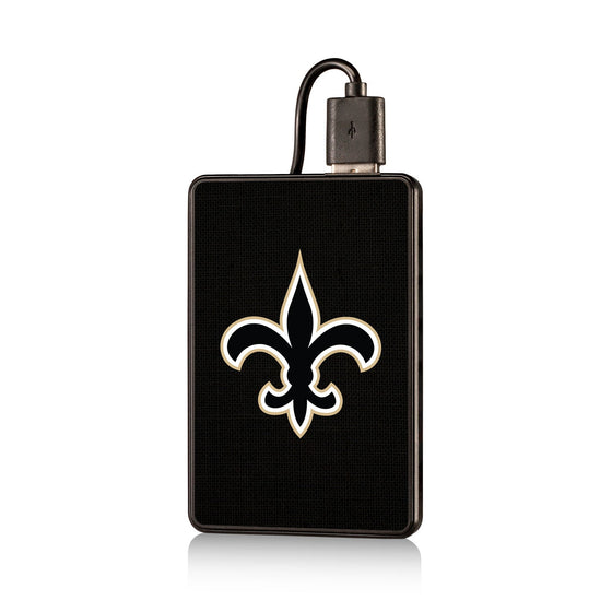 New Orleans Saints Solid 2200mAh Credit Card Powerbank - 757 Sports Collectibles