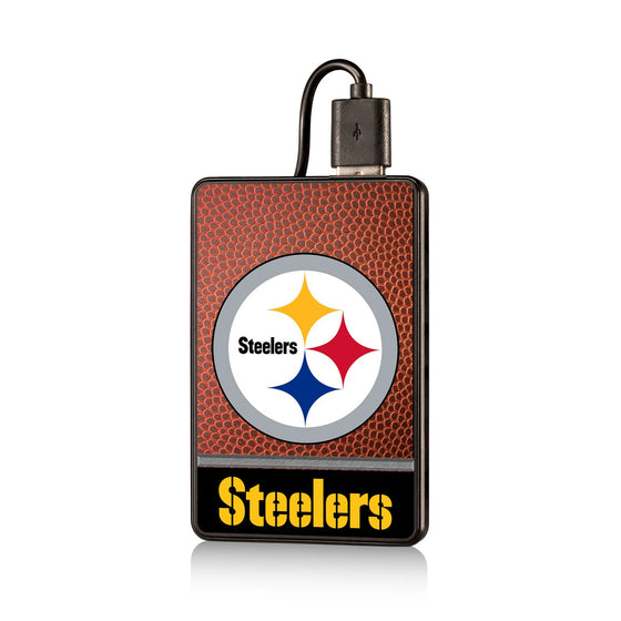 Pittsburgh Steelers Football Wordmark 2200mAh Credit Card Powerbank - 757 Sports Collectibles