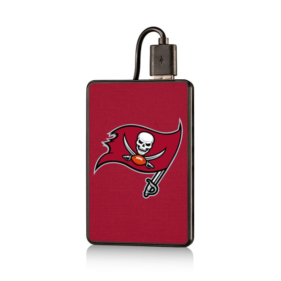 Tampa Bay Buccaneers Solid 2500mAh Credit Card Powerbank - 757 Sports Collectibles