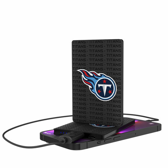 Tennessee Titans Blackletter 2500mAh Credit Card Powerbank-0