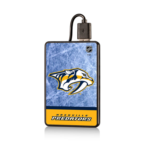 Nashville Predators Ice Wordmark 2500mAh Credit Card Powerbank-0