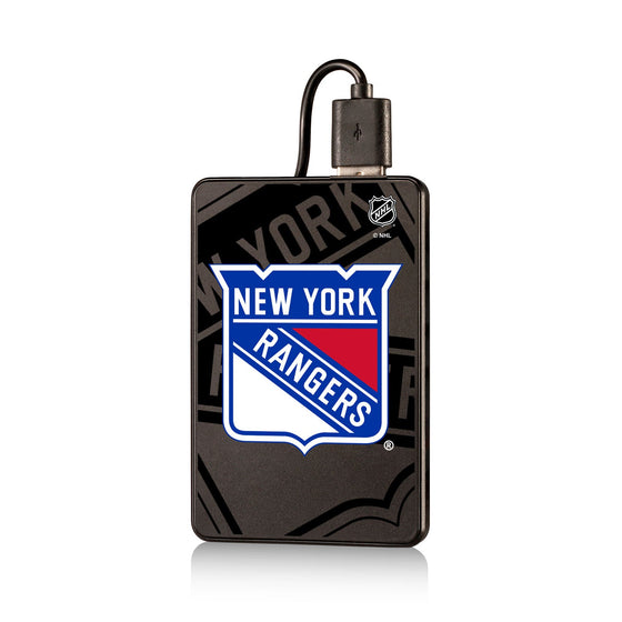 New York Rangers Tilt 2500mAh Credit Card Powerbank-0