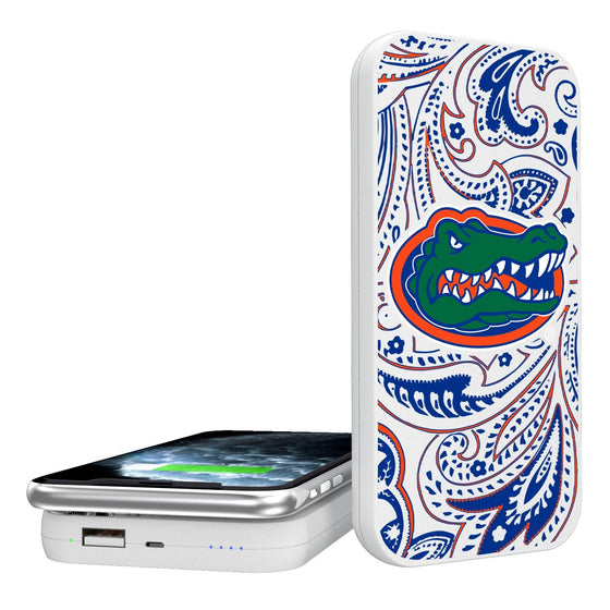 Florida Gators Paisley 5000mAh Portable Wireless Charger-0