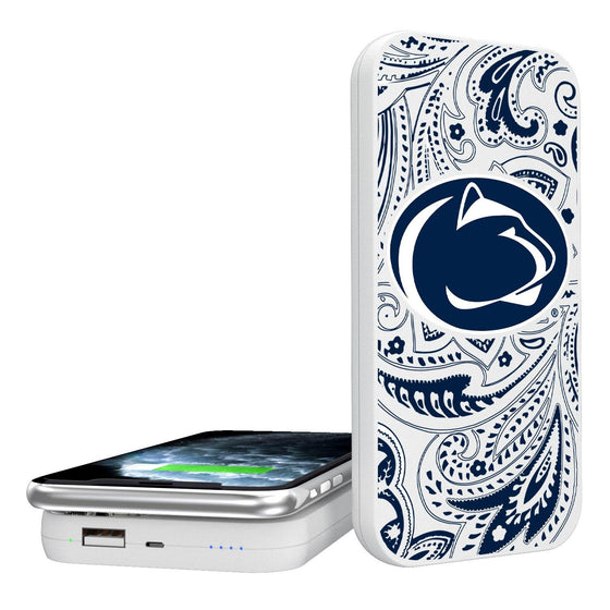 Penn State Nittany Lions Paisley 5000mAh Portable Wireless Charger-0