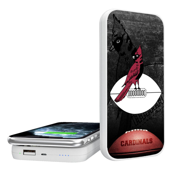 Chicago Cardinals 1947-1959 Historic Collection Legendary 5000mAh Portable Wireless Charger - 757 Sports Collectibles