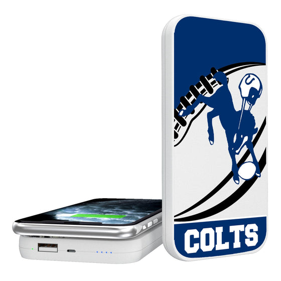 Baltimore Colts 1946 Historic Collection Passtime 5000mAh Portable Wireless Charger - 757 Sports Collectibles