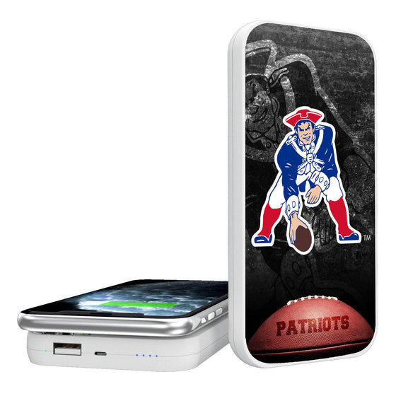 New England Patriots Legendary 5000mAh Portable Wireless Charger - 757 Sports Collectibles