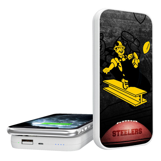 Pittsburgh Steelers 1961 Historic Collection Legendary 5000mAh Portable Wireless Charger - 757 Sports Collectibles