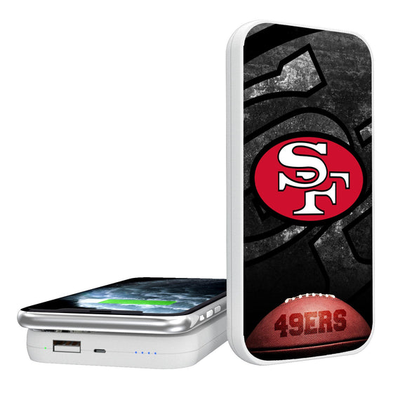 San Francisco 49ers Legendary 5000mAh Portable Wireless Charger - 757 Sports Collectibles