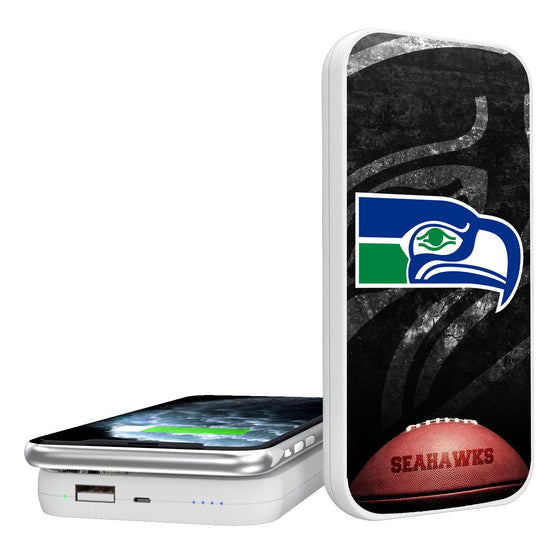 Seattle Seahawks Legendary 5000mAh Portable Wireless Charger - 757 Sports Collectibles