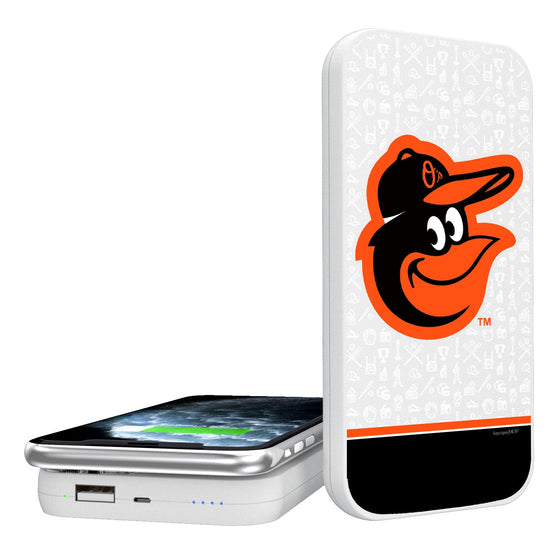 Baltimore Orioles Memories 5000mAh Portable Wireless Charger - 757 Sports Collectibles