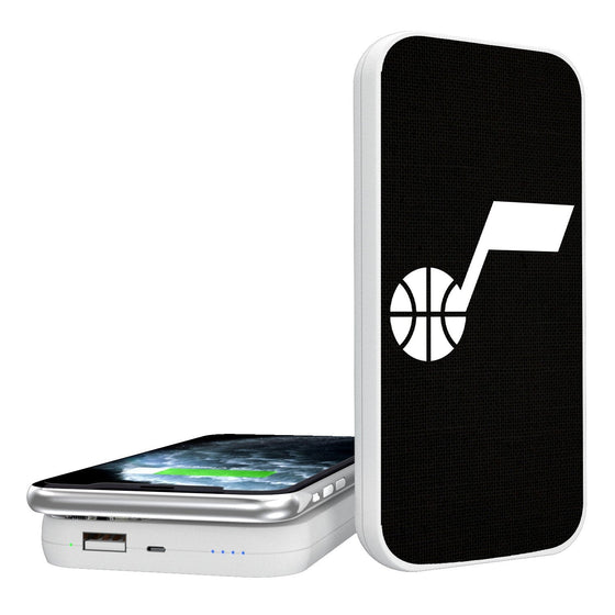 Utah Jazz Solid 5000mAh Portable Wireless Charger-0