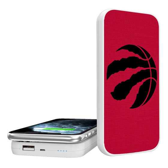 Toronto Raptors Solid 5000mAh Portable Wireless Charger-0