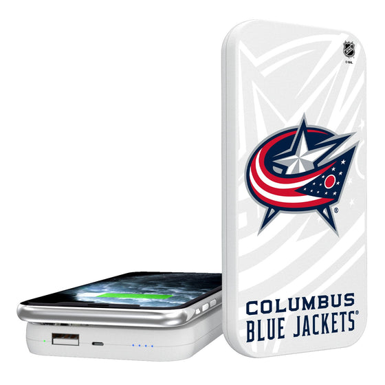 Columbus Blue Jackets Tilt 5000mAh Portable Wireless Charger-0