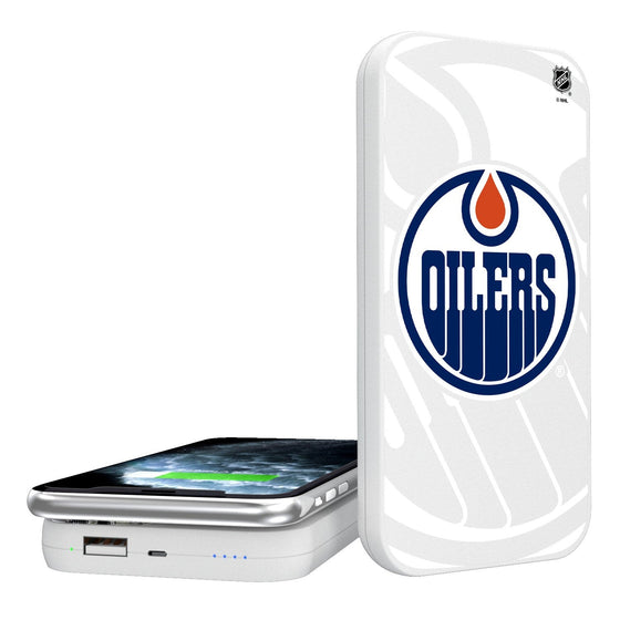 Edmonton Oilers Tilt 5000mAh Portable Wireless Charger-0