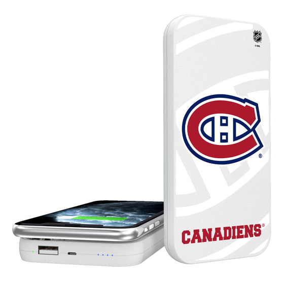 Montreal Canadiens Tilt 5000mAh Portable Wireless Charger-0