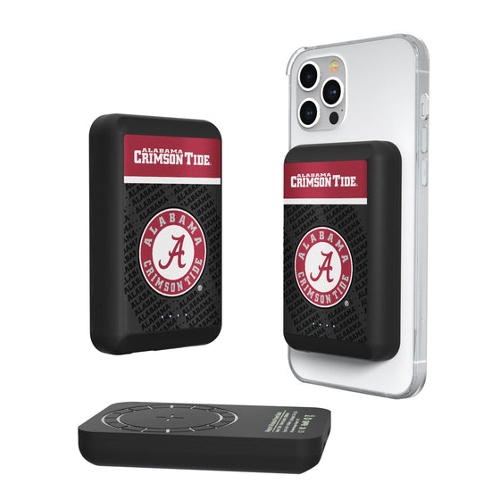 Alabama Crimson Tide Endzone Plus 5000mAh Magnetic Wireless Charger-0