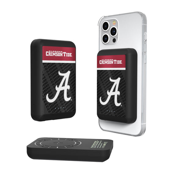 Alabama Crimson Tide Endzone Plus 5000mAh Magnetic Wireless Charger-0