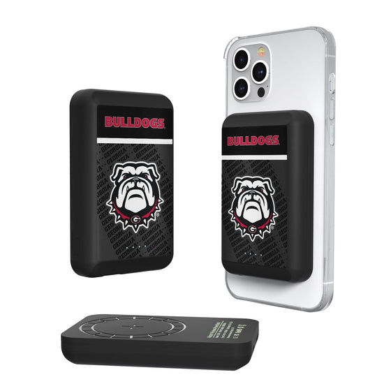 Georgia Bulldogs Endzone Plus Wireless Mag Power Bank-0