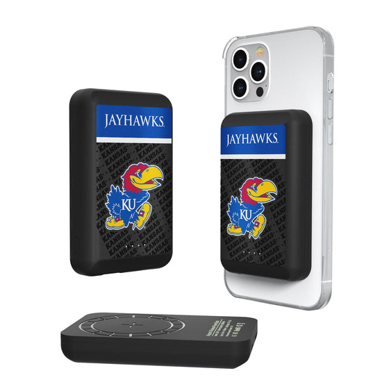 Kansas Jayhawks Endzone Plus 5000mAh Magnetic Wireless Charger-0
